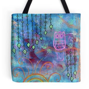 Whimsical Owl Tote Bag