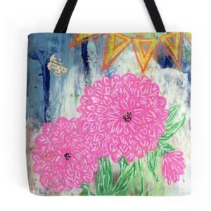 "Alchemy Zinnia" Tote Bag