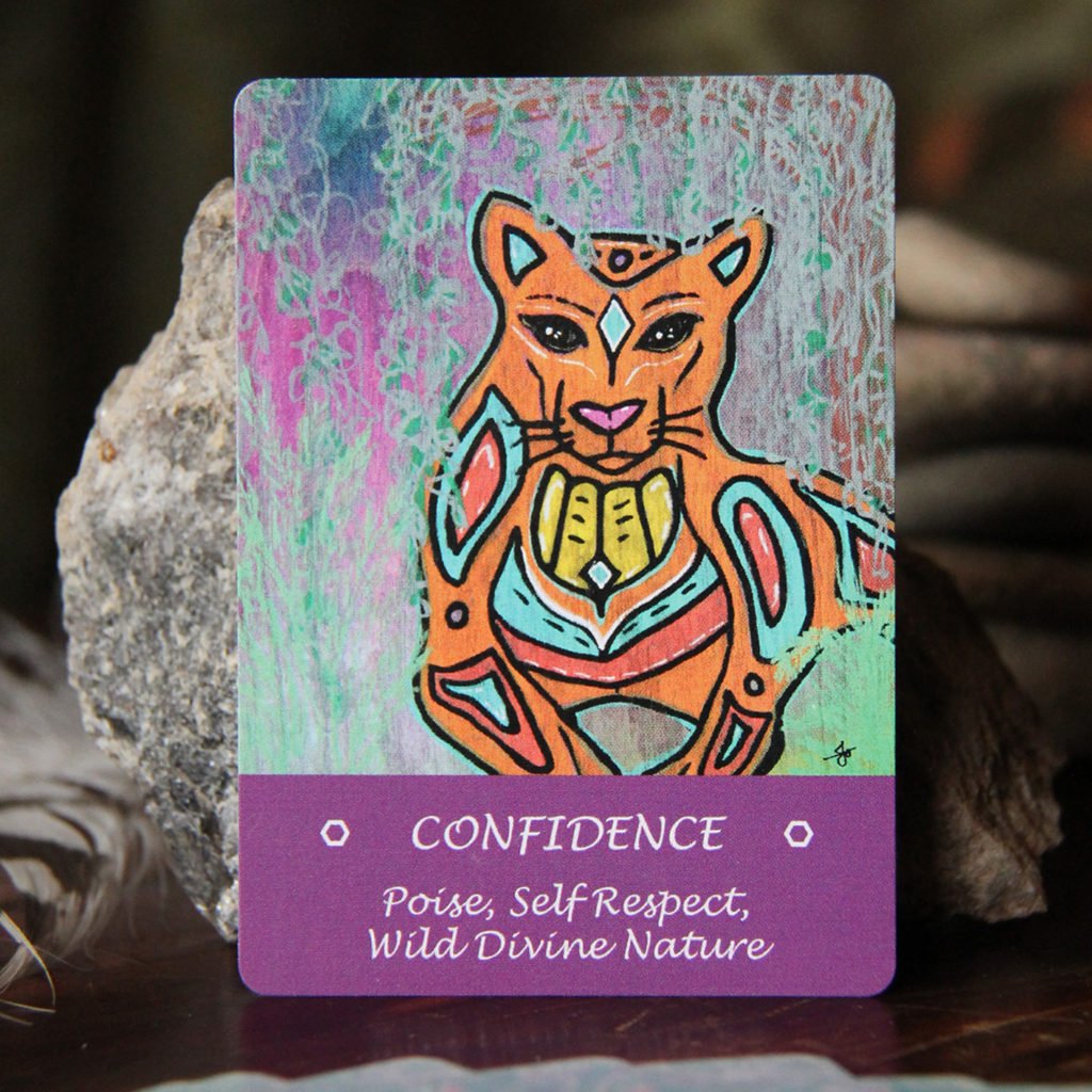 Confidence Card from Heart of Life deck by Jules Ostara