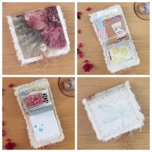 "Vintage Flower" Handmade Journal