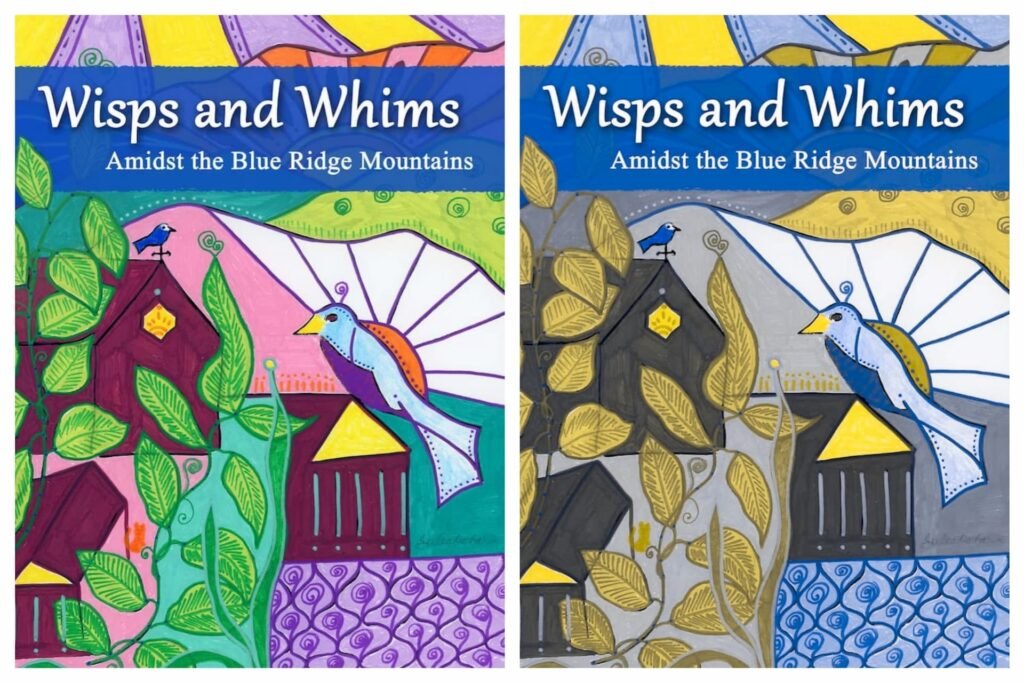 Color Vision Deficiency Book Cover Comparison
