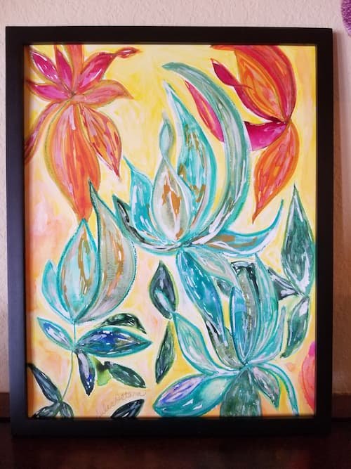 Appalachian art inspired by rivercane and sunshine